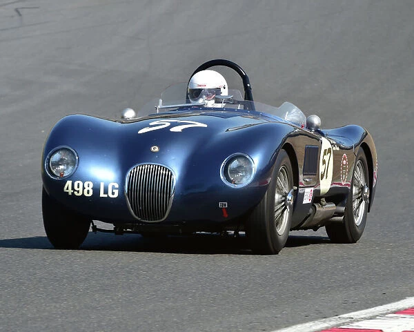 CM9 0342 Derek Weale, John Sykes, Jaguar C-Type