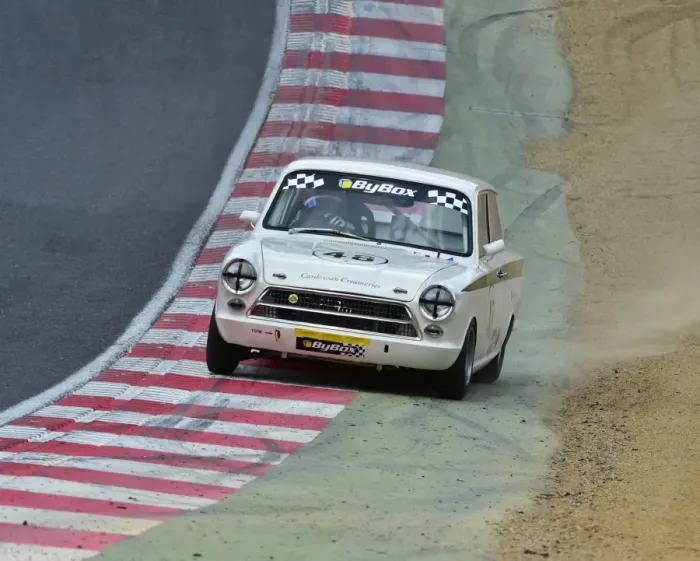Framed Print : CM9 0823 Mark Davies, Ford Lotus Cortina Framed Print : CM9 0823 Mark Davies, Ford Lotus Cortina