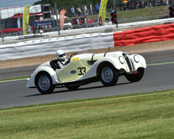 Framed Print : CM9 4152 Neil Perkins,s Stanton, Frazer Nash BMW 328