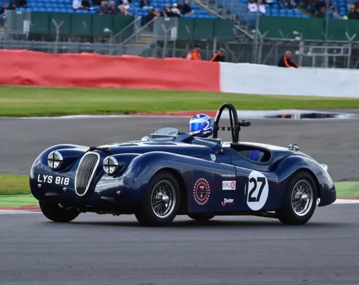 Framed Print : CM9 4642 Jim Tester, Jaguar XK 120 Framed Print : CM9 4642 Jim Tester, Jaguar XK 120