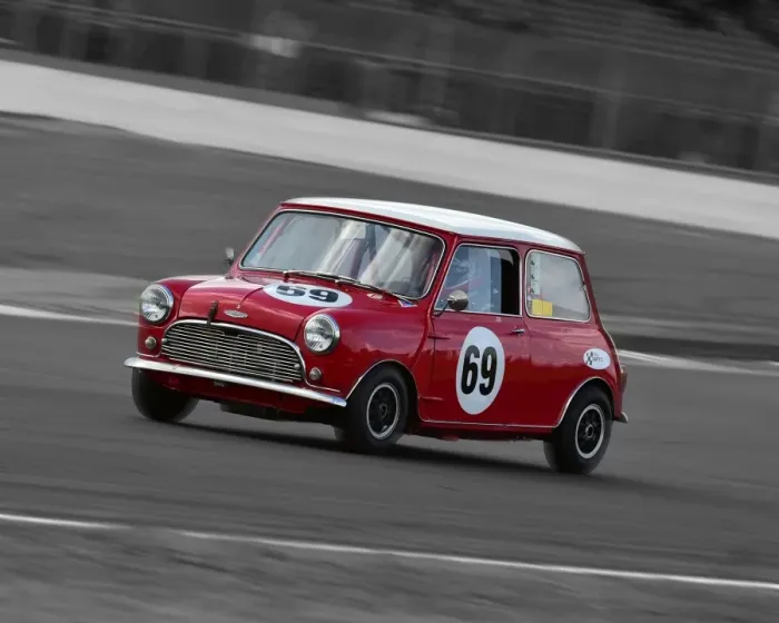 Framed Print : CM9 4675mbb w Charlie Birkett, Austin Mini Cooper S Framed Print : CM9 4675mbb w Charlie Birkett, Austin Mini Cooper S