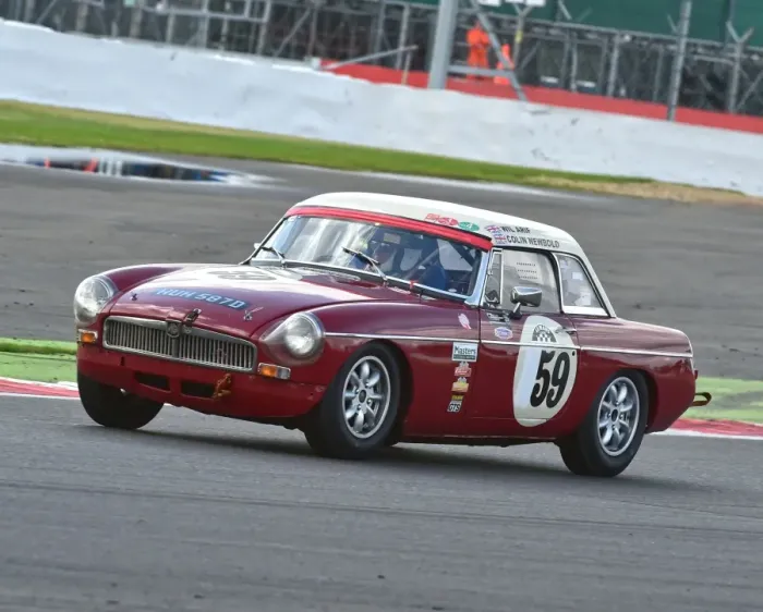 Framed Print : CM9 4679 Colin Newbold, MG B Framed Print : CM9 4679 Colin Newbold, MG B