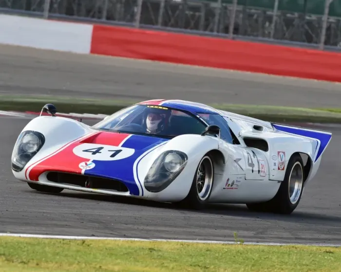 Framed Print : CM9 4729 Grant Tromans, Martin Stretton, Lola T70 MK3B