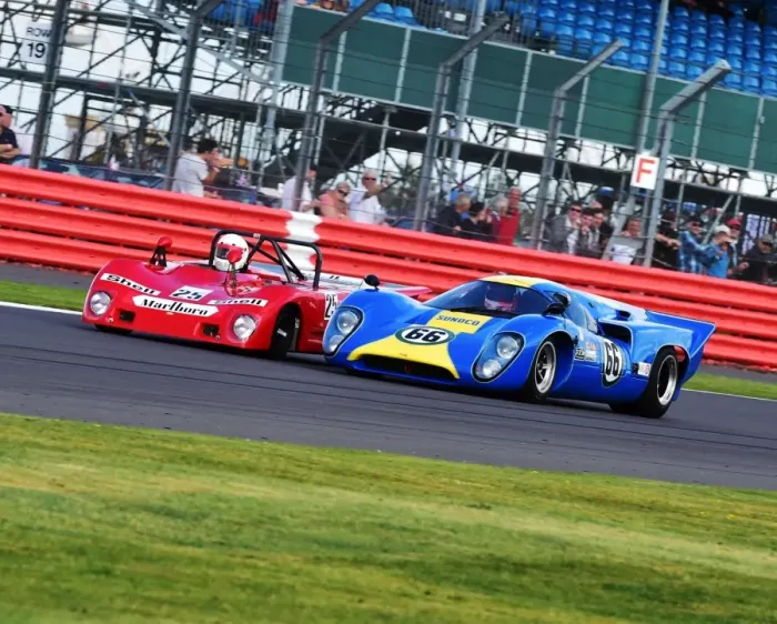 Framed Print : CM9 4765 Mike Donovan, Lola T70 MK3B, Michael Gans, Lola T290
