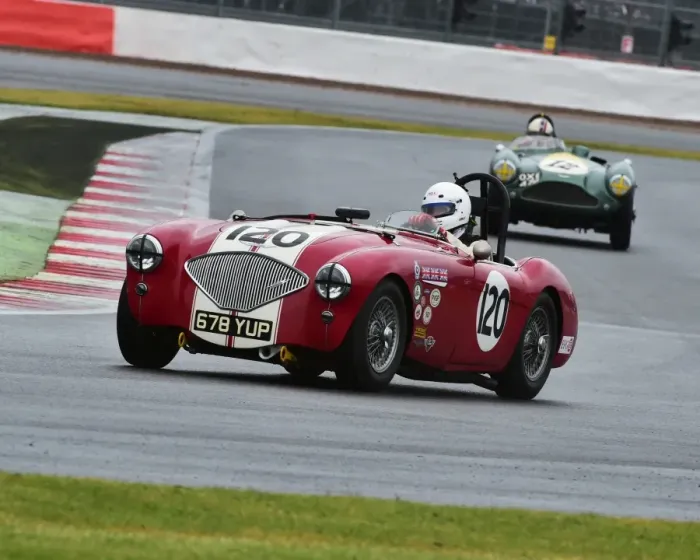 Framed Print : CM9 5567 Nigel Grice, Jonathan Abecassis, Austin Healey 100-4 Framed Print : CM9 5567 Nigel Grice, Jonathan Abecassis, Austin Healey 100-4