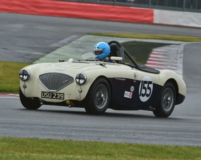 Framed Print : CM9 5603 Graham Robson, Harvey Woods, Austin Healey 100M Framed Print : CM9 5603 Graham Robson, Harvey Woods, Austin Healey 100M