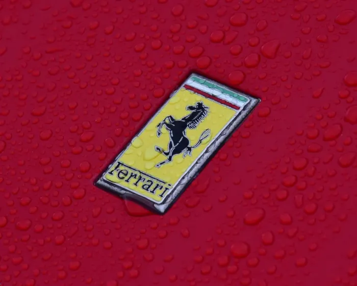Framed Print : CM9 5800 Rain drops on a Ferrari Framed Print : CM9 5800 Rain drops on a Ferrari