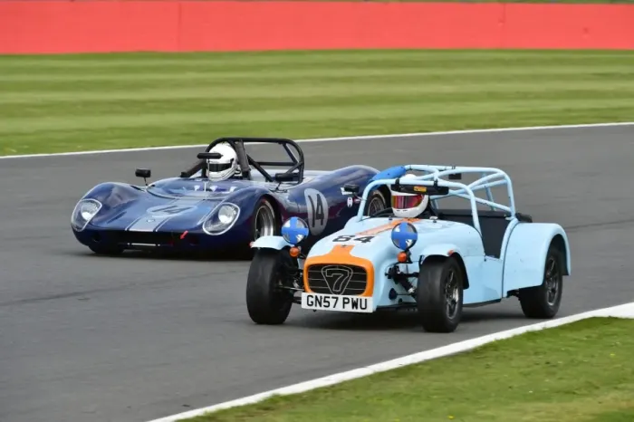 Framed Print : CM9 6059 Neil Sandwith, Caterham 7, Rick de Blaby, Crossle 95