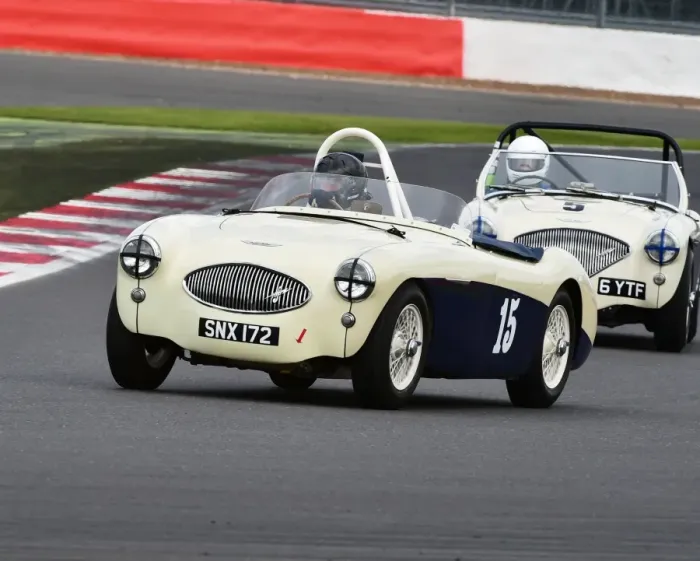 Framed Print : CM9 6236 Paul Griffin, Austin Healey 100S Framed Print : CM9 6236 Paul Griffin, Austin Healey 100S