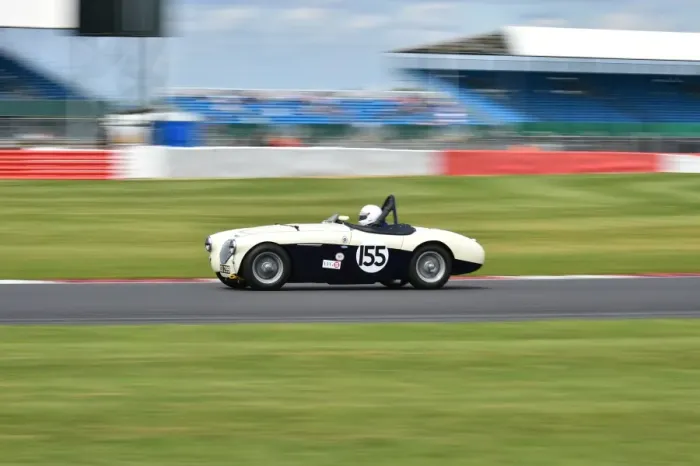 Framed Print : CM9 6322 Graham Robson, Austin Healey 100M Framed Print : CM9 6322 Graham Robson, Austin Healey 100M