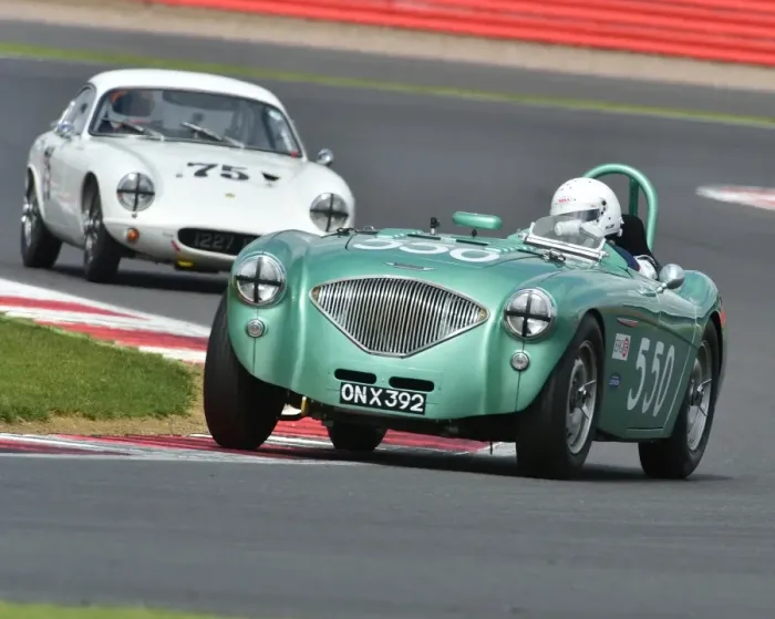 Framed Print : CM9 6654 Martyn Corfield, Austin Healey 100-4 Framed Print : CM9 6654 Martyn Corfield, Austin Healey 100-4