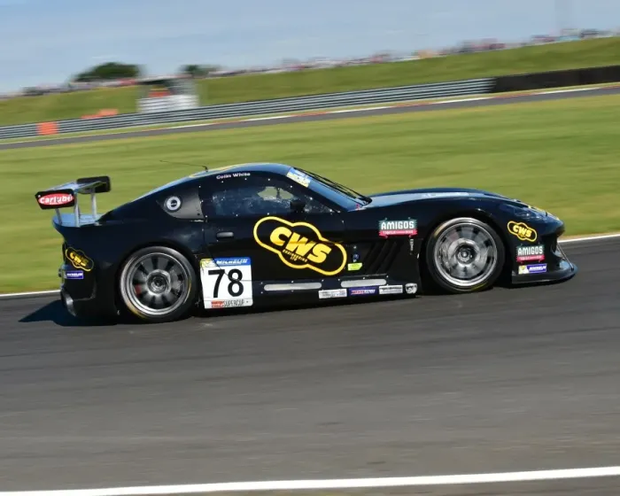 Framed Print : CM9 7380 Colin White, Ginetta GT4 Framed Print : CM9 7380 Colin White, Ginetta GT4