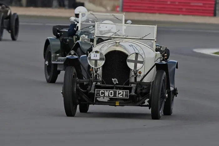 Framed Print : CZ1_0639 Vivian Bush, Bentley 3 litre.jpg