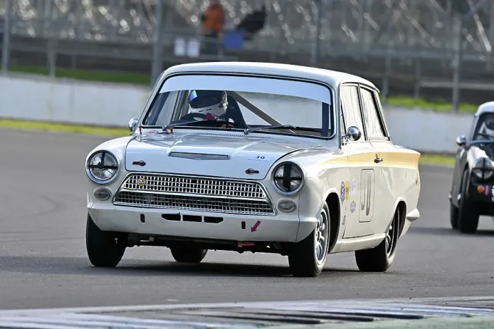 Framed Print : CZ1_0928 George Ure, Ford Lotus Cortina Mk1.jpg