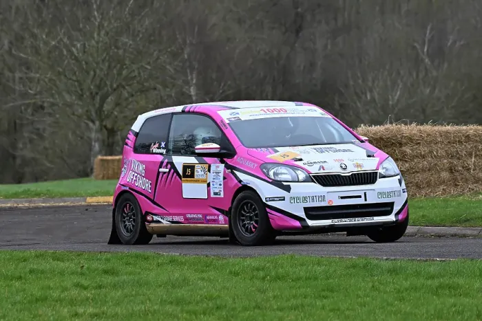 Framed Print : CZ1_1430 April Blair, Gordon Winning, Skoda Citigo, Junior 1000 Ecosse Championship.jpg