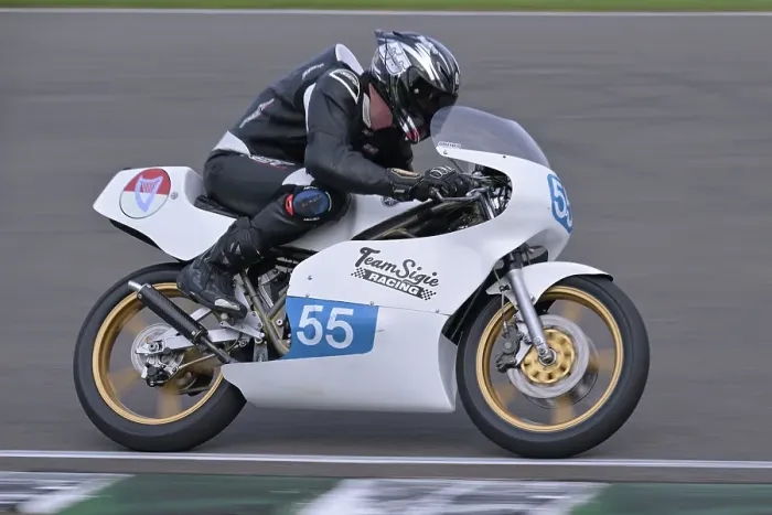 Rights Managed : CZ1_7749 Dan Jackson, Harris Yamaha TZ350.jpg