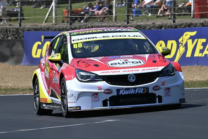 Framed Print : CZ2_3788 Mikey Doble, Vauxhall Astra, Motor Parts Direct with Power Maxed Racing.jpg