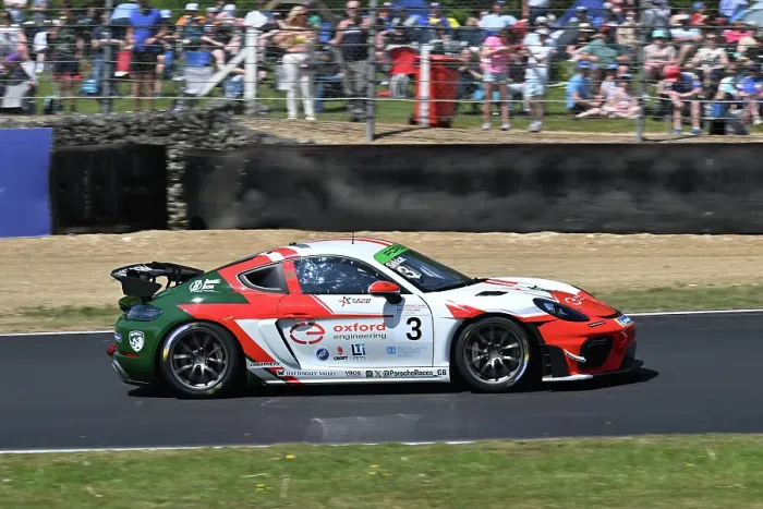 Framed Print : CZ2_4355 Karim Sekkat, Porsche 718 Cayman GT4 RS Clubsport, Breakell Racing.jpg