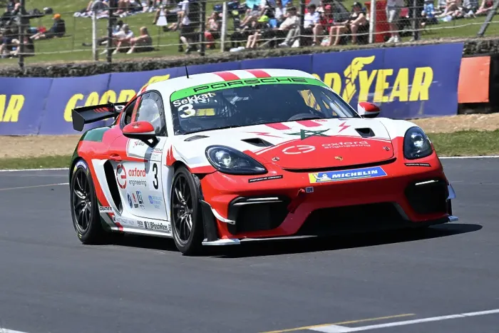 Framed Print : CZ2_4459 Karim Sekkat, Porsche 718 Cayman GT4 RS Clubsport, Breakell Racing.jpg