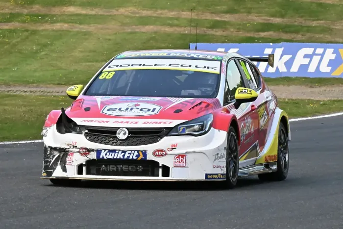 Framed Print : CZ2_4612 Mikey Doble, Vauxhall Astra, Motor Parts Direct with Power Maxed Racing.jpg