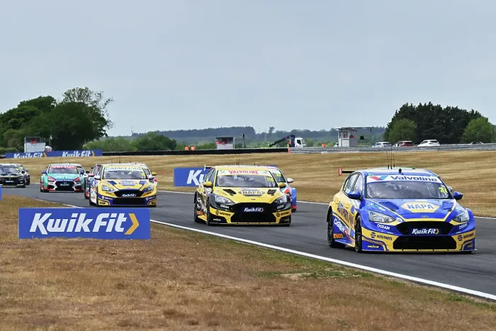 Framed Print : CZ2_5811 Dan Cammish, Ford Focus ST, NAPA Racing UK.jpg