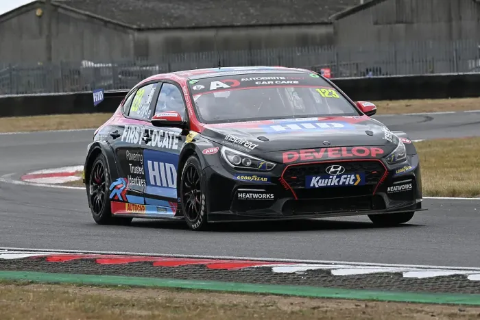 Framed Print : CZ2_5901 Daniel Lloyd, Hyundai i30N, Restart Racing.jpg