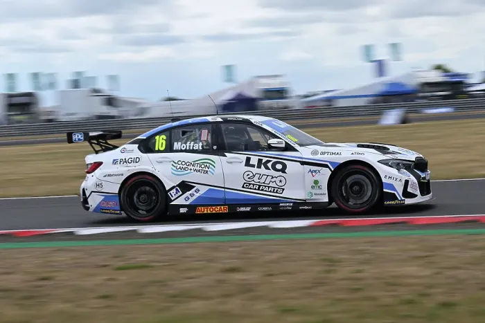 Framed Print : CZ2_5959 Aiden Moffat, BMW 330i M Sport, LKQ Euro Car Parts Racing with WSR.jpg