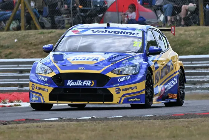 Framed Print : CZ2_6482 Dan Cammish, Ford Focus ST, NAPA Racing UK.jpg