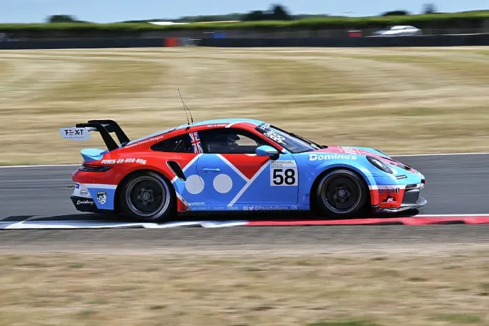 Framed Print : CZ2_7014 Henry Dawes, Century Motorsport, Porsche 911 GT3 Cup.jpg
