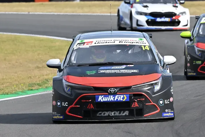Framed Print : CZ2_7216 Ronan Pearson, Toyota Corolla GR Sport, Toyota Gazoo Racing with IAA.jpg