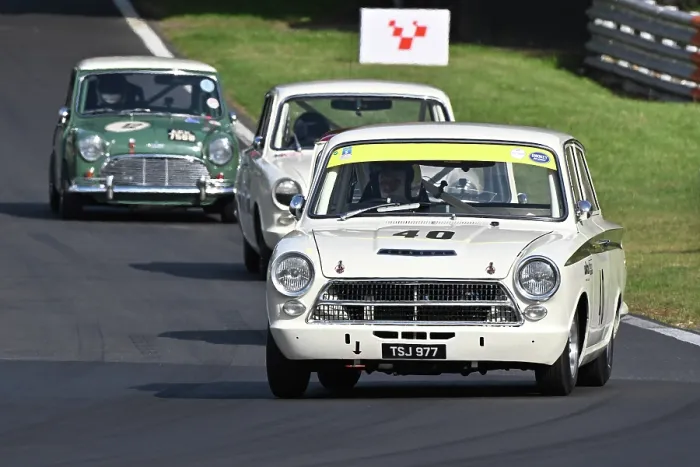 Framed Print : CZ2_8917 Alan Letts, Geoffrey Letts, Ford Lotus Cortina.jpg