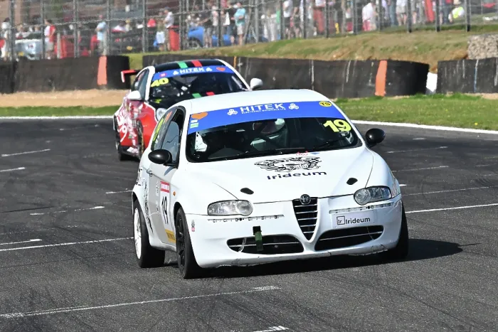 Framed Print : CZ3_5630 Dave Pickup, Alfa Romeo 147.jpg