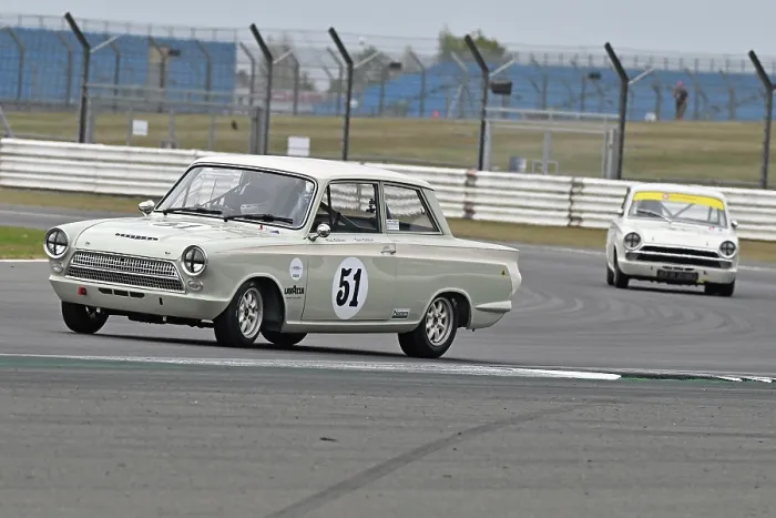 Framed Print : CZ3_7585 Max Chilton, Ford Lotus Cortina Mk1.jpg