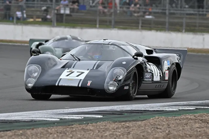 Framed Print : CZ4_0308 Chris Ward, Jan Magnussen, Lola T70 MK3B.jpg