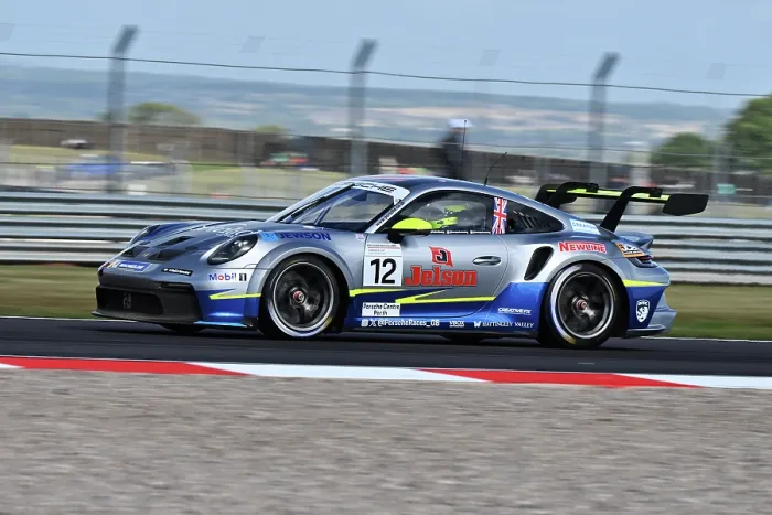 Framed Print : CZ4_0579 Stephen Jelley, Team Parker Racing, Porsche 911 GT3 Cup.jpg