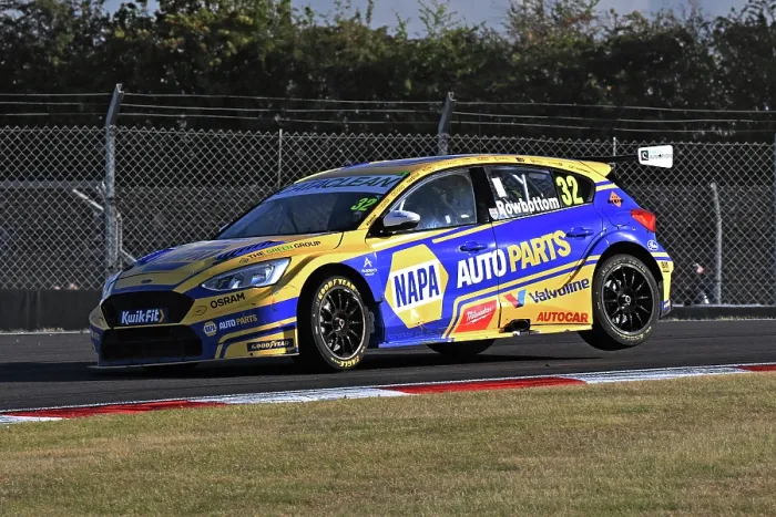 Framed Print : CZ4_2396 Daniel Rowbottom, Ford Focus ST, NAPA Racing UK.jpg