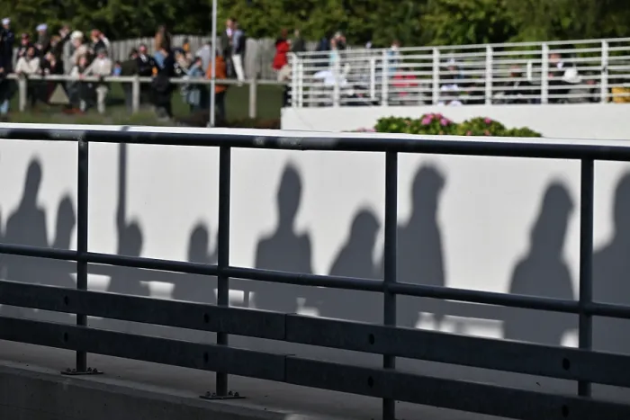 Rights Managed : CZ4_7022 Shadows on the pit lane wall.jpg Rights Managed : CZ4_7022 Shadows on the pit lane wall.jpg