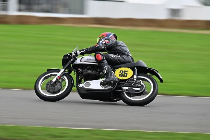 Rights Managed : CZ4_8397 Keith Bush, David Johnson, Norton Manx 30M.jpg