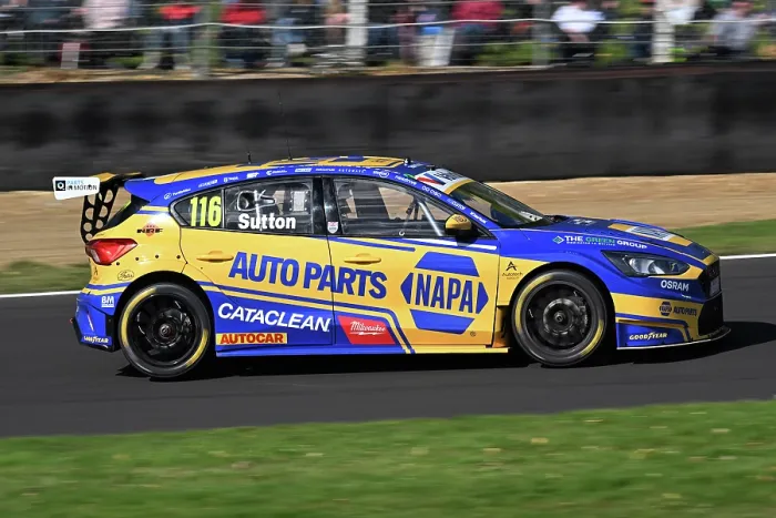 Framed Print : CZ5_1644 Ashley Sutton, Ford Focus ST, NAPA Racing UK.jpg