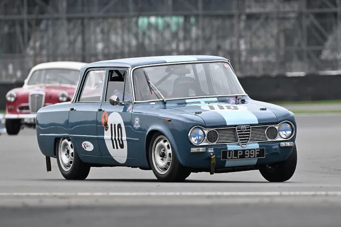 Framed Print : CZ5_3126 Hugh Peart, Steve Hewson, Alfa Romeo Giulia Ti Super.jpg