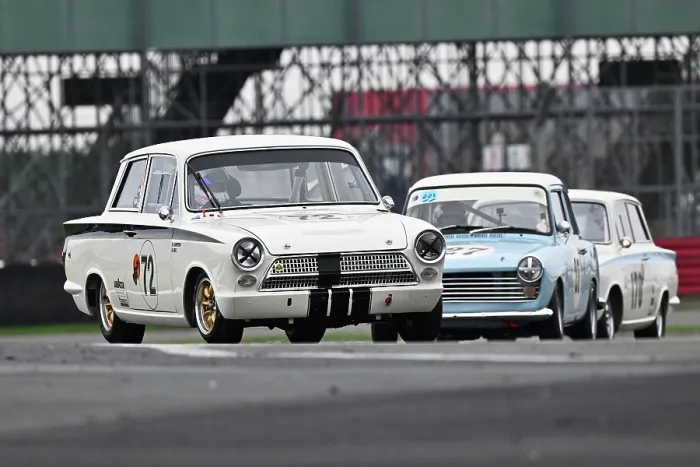 Framed Print : CZ5_3178 Max Bird, Nick Sampson, Ford Lotus Cortina Mk1.jpg
