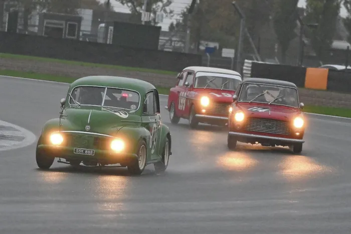 Framed Print : CZ5_4333 Nicholas Bartlett, Joe Gomm, Morris Minor Low-light, Dave Keating, Austin A40 Speedwell.jpg