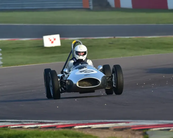 Framed Print : Historic Formula Junior, HSCC, Season Opener, Saturday, 30th March 2019, Donington Park