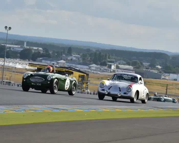 Framed Print : John Young, Austin Healey, 100 S, WLL 300, Carlos Beltran Andreu, Pablo Tarrero, Guillermo Velasco, Porsche 356 Pre-A, Le Mans Classic 2014 Framed Print : John Young, Austin Healey, 100 S, WLL 300, Carlos Beltran Andreu, Pablo Tarrero, Guillermo Velasco, Porsche 356 Pre-A, Le Mans Classic 2014