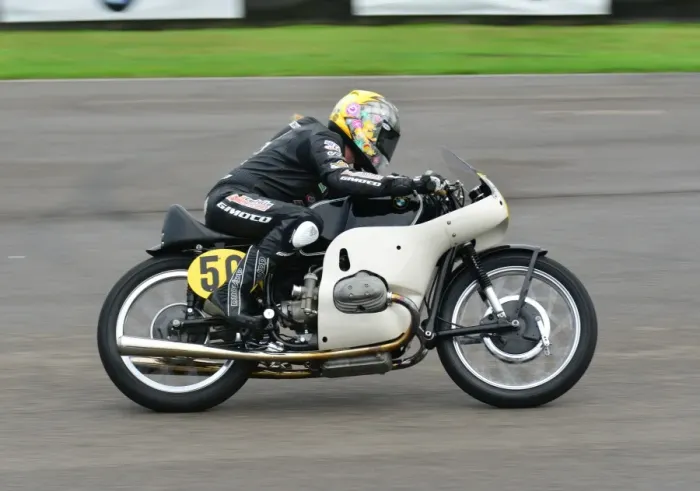 Rights Managed : Maria Costello, Fabien Hoffman, BMW RS500 ZellerGoodwood Revival 2013 Rights Managed : Maria Costello, Fabien Hoffman, BMW RS500 ZellerGoodwood Revival 2013