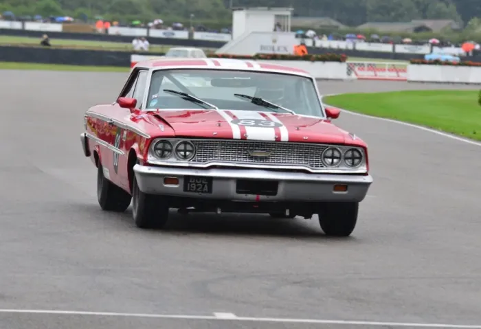 Rights Managed : Michael Steele, Tom Kristensen, Ford Galaxie 500, Goodwood Revival 2013 Rights Managed : Michael Steele, Tom Kristensen, Ford Galaxie 500, Goodwood Revival 2013