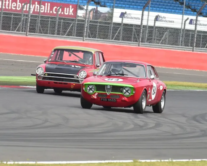 Framed Print : Neil Merry, Alfa Romeo Giulia Sprint GTA, FOD 955 D, Ketil Thorbjornsen, Vidar Ostbrathen, Ford Lotus Cortina, Sir John Whitmore trophy, U2TC, Silverstone Classic 2014 Framed Print : Neil Merry, Alfa Romeo Giulia Sprint GTA, FOD 955 D, Ketil Thorbjornsen, Vidar Ostbrathen, Ford Lotus Cortina, Sir John Whitmore trophy, U2TC, Silverstone Classic 2014