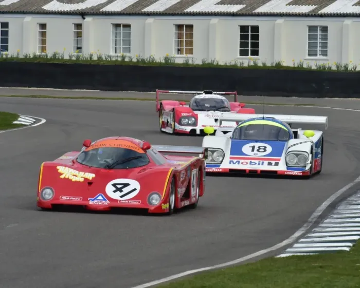 Rights Managed : Richard Hope, EMKA Aston Martin C83, Robin Ward, Aston-Martin AMR1, Enda Garvey, Toyota TS010, Group C, Goodwood 73rd MM March 2015 Rights Managed : Richard Hope, EMKA Aston Martin C83, Robin Ward, Aston-Martin AMR1, Enda Garvey, Toyota TS010, Group C, Goodwood 73rd MM March 2015