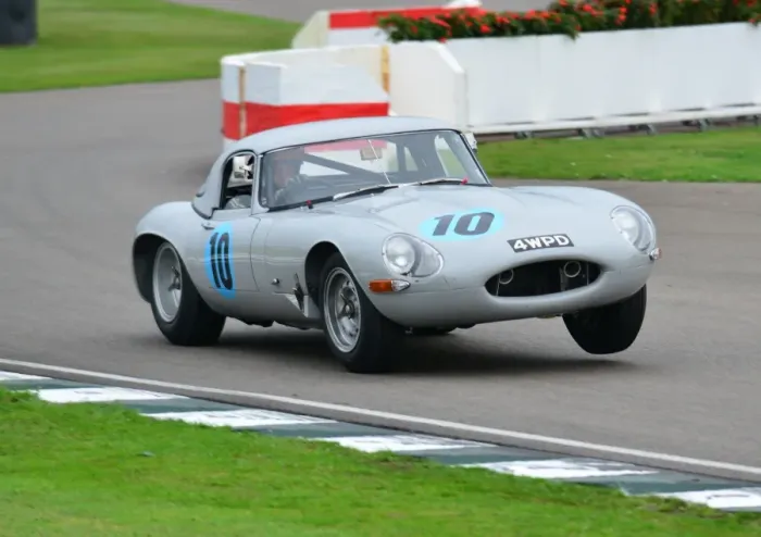 Rights Managed : Shaun Lynn, Emanuele Pirro, Jaguar E-Type lightweight Rights Managed : Shaun Lynn, Emanuele Pirro, Jaguar E-Type lightweight