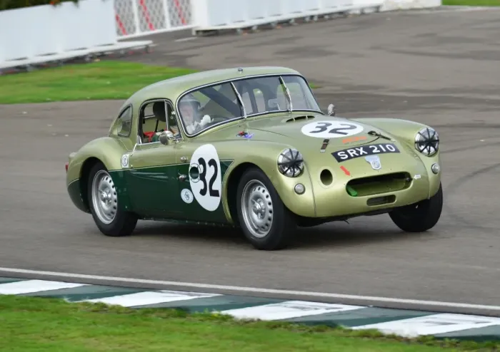 Rights Managed : Stephen Dixon, Rae Davis, MGA Twin-cam Le Mans Goodwood Revival 2013 Rights Managed : Stephen Dixon, Rae Davis, MGA Twin-cam Le Mans Goodwood Revival 2013
